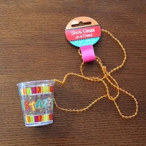🌻5/$15 or 🌴2/$7-Shotglass on a chain. Wear your drinks🤗 bundle and save🌻🌴